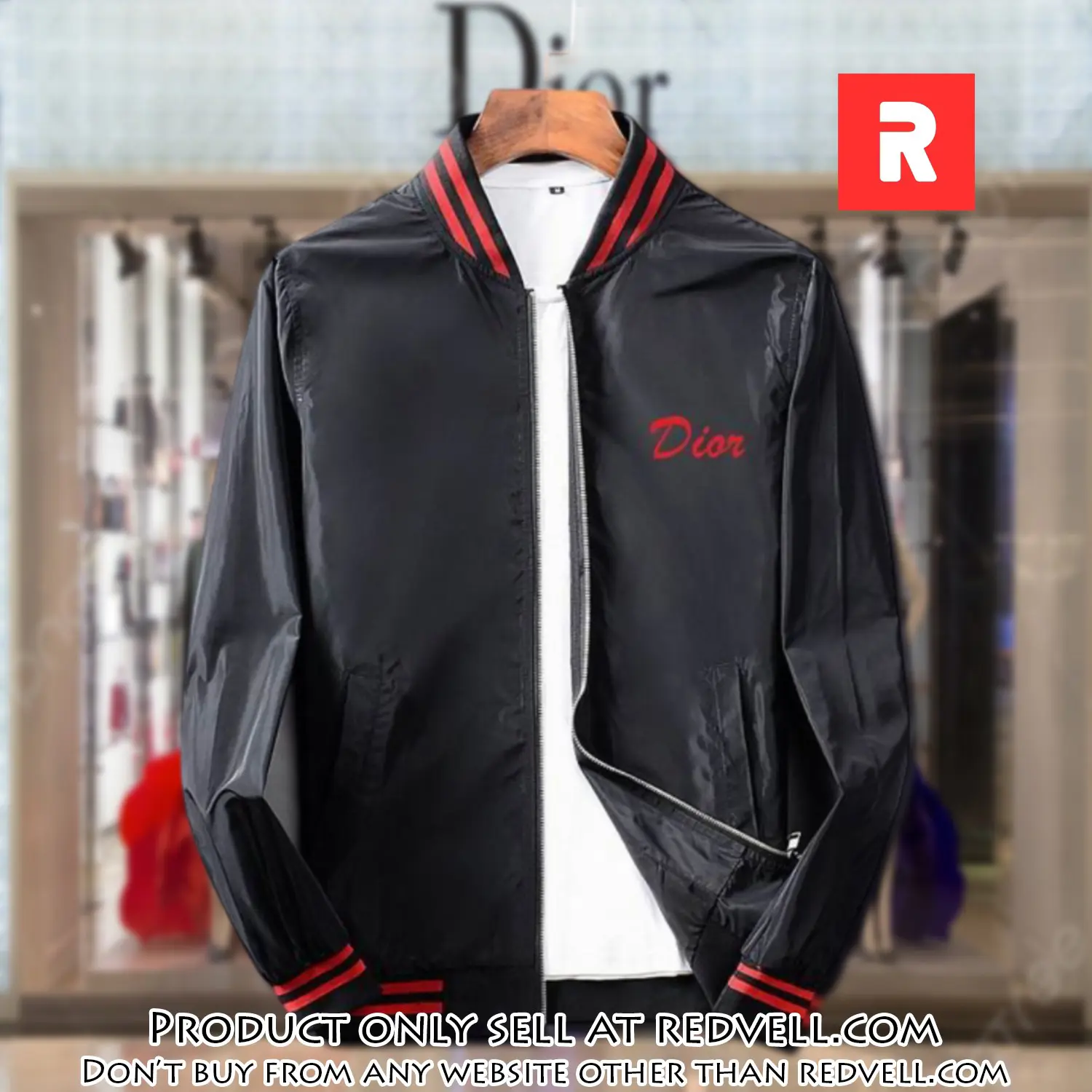 Dior luxury brand varsity zipper jacket vst1065 rv5514102